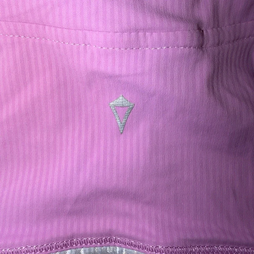 Ivivva Girls Purple Full Zip Athletic Jacket Hide a Hood Size 8